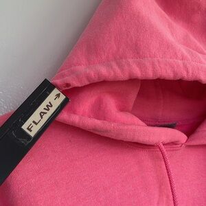 Adult Bright Pink Hoodie unisex (mens small or womens oversized small)